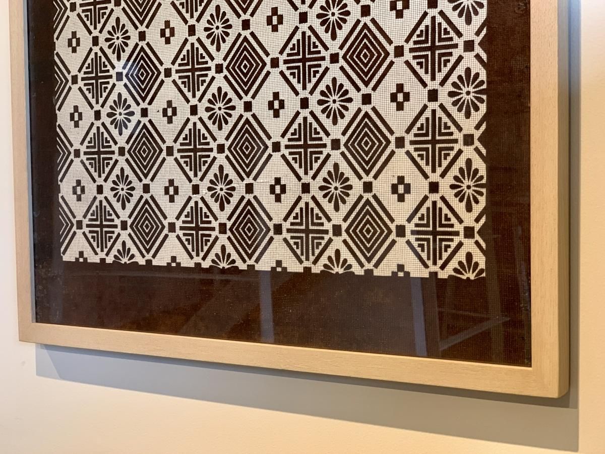 伊勢型紙額 / 'Ise Katagami' (Kimono Stencil Paper)Frame