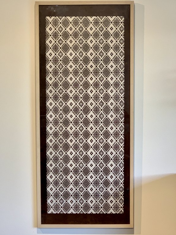 伊勢型紙額 / 'Ise Katagami' (Kimono Stencil Paper)Frame