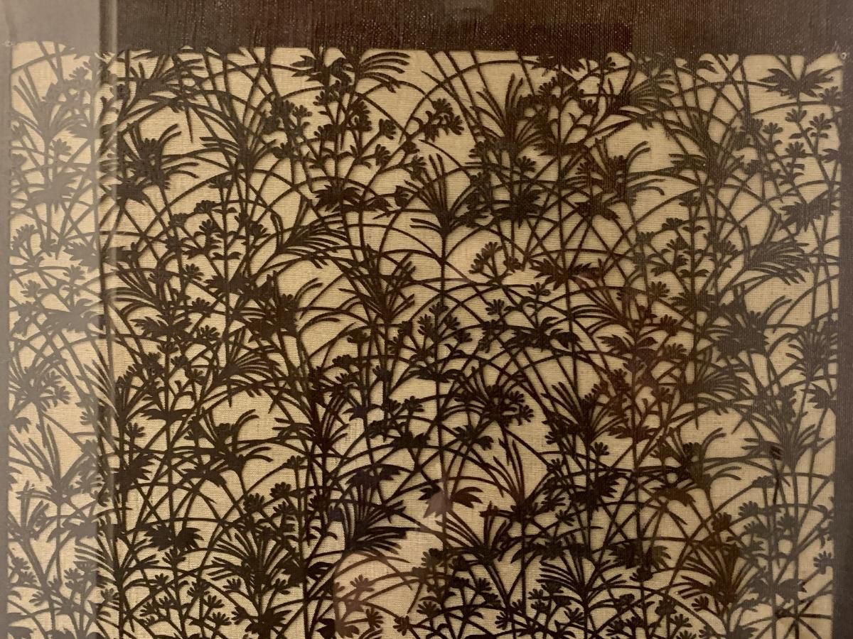 伊勢型紙 額 / 'Ise Katagami' (Kimono Stencil Paper)Frame