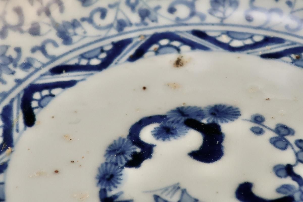 伊万里染付萩唐草文なます皿 五枚組 / Imari Blue & White 伊万里染付萩唐草文なます皿 五枚組 / Imari Blue & White