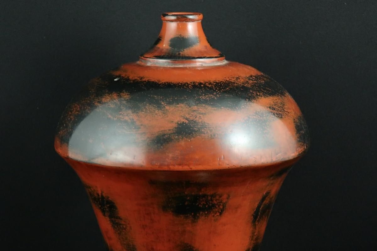 根来瓶子　朱塗り　徳利 輪島屋善仁】根来 桃山瓶子 洗朱塗 – g KEYAKIZAKA
