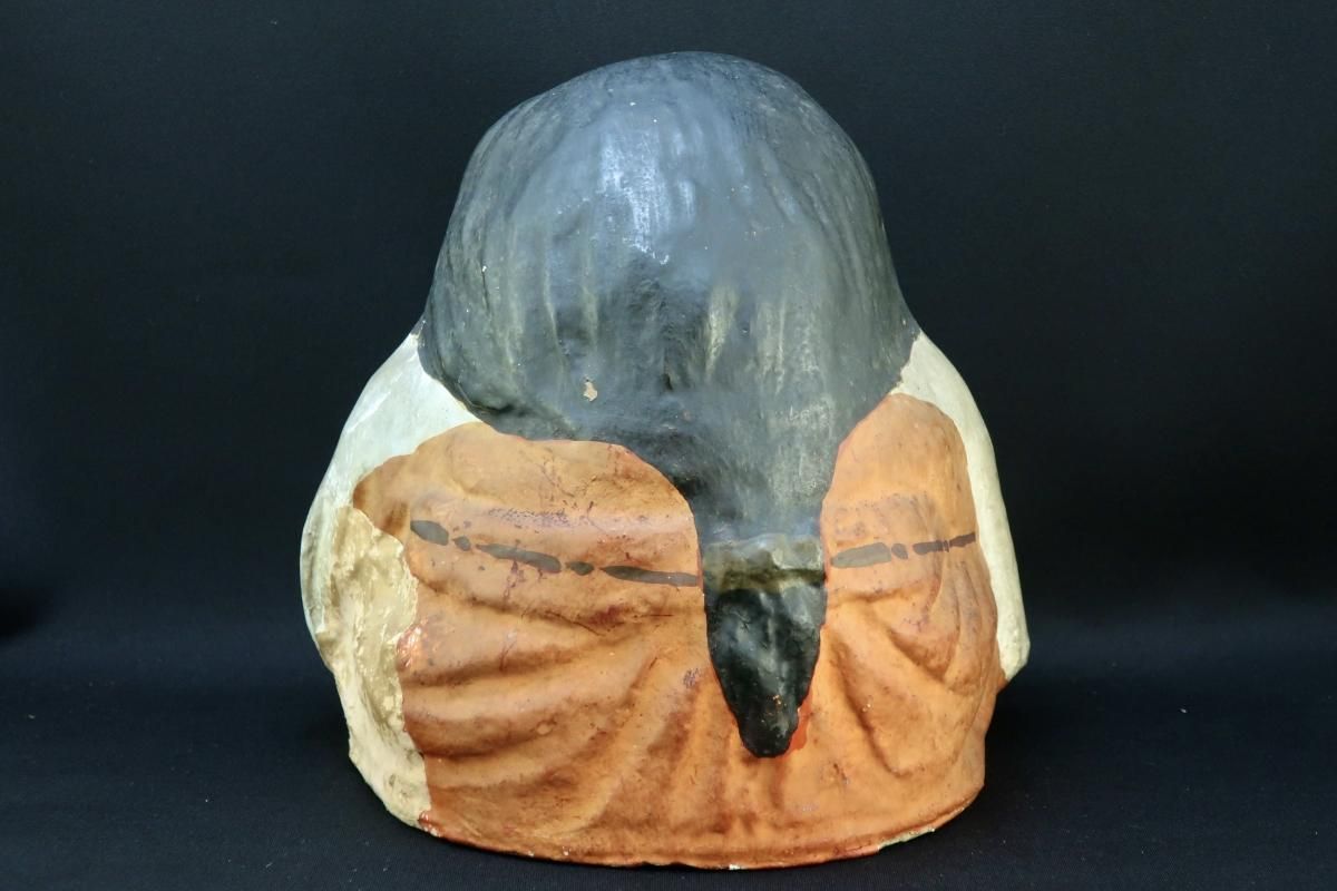お多福土人形 / Clay doll of 'Ofuku' - OKURA ORIENTAL ART お多福土人形 / Clay doll of 'Ofuku' - OKURA ORIENTAL ART