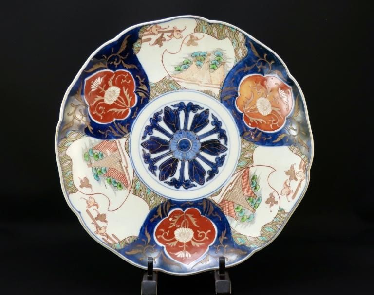 伊万里色絵尺皿 / ImariLarge Polychrome Plate