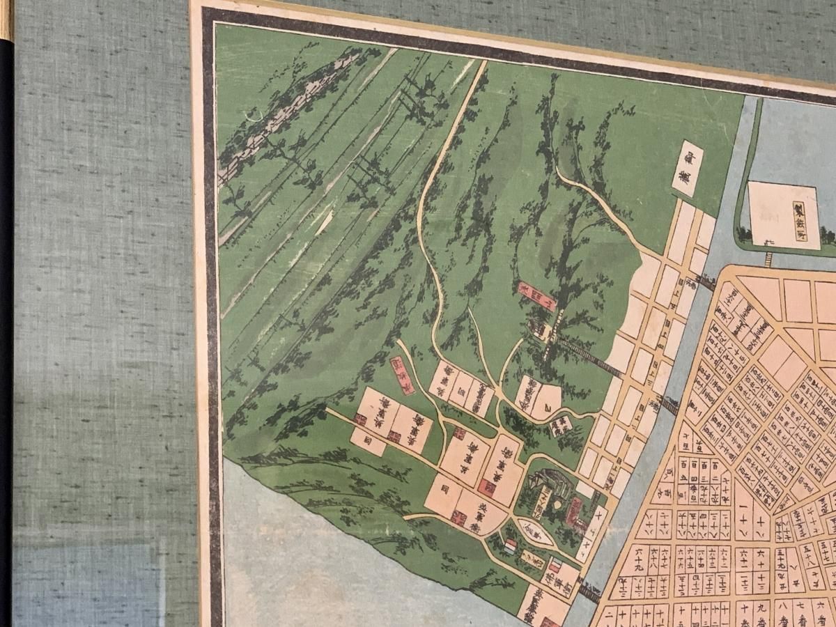 横浜古地図(慶応4年/1868年) / Old Map of Yokohama (printed 横浜古地図(慶応4年/1868年) / Old Map of Yokohama (printed
