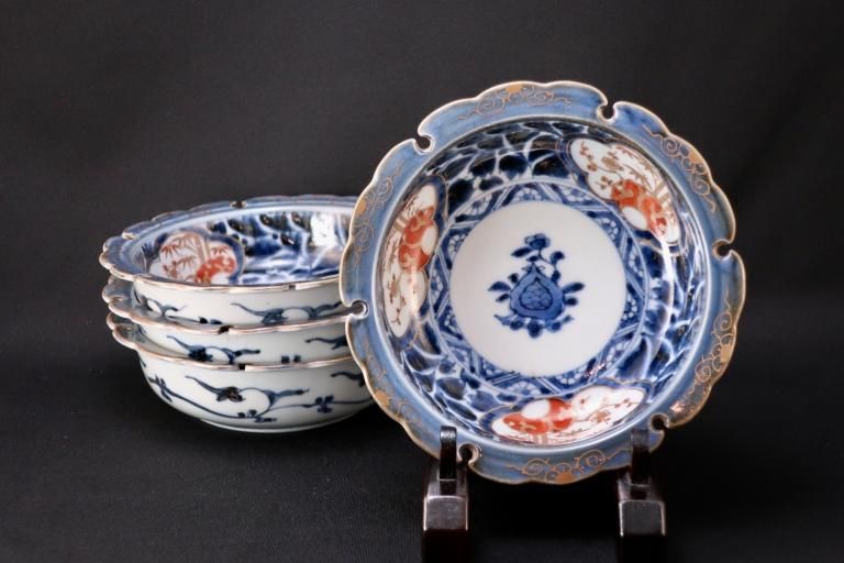 Τðʸʤޤ / Imari Polychrome 'Namasu' Bowls  set of 4