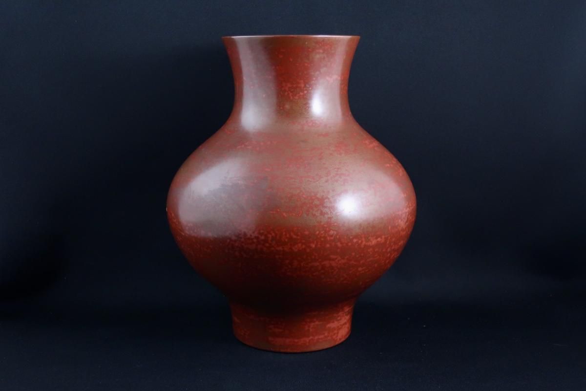 金剛石目塗花瓶 / Red-Lacquered Vase called 'Kongo Ishime