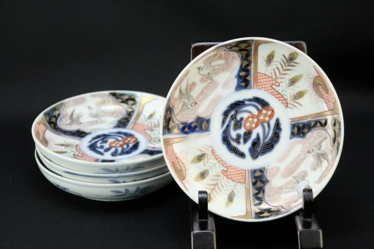 Τ / Imari Small Polychrome Plates  set of 4