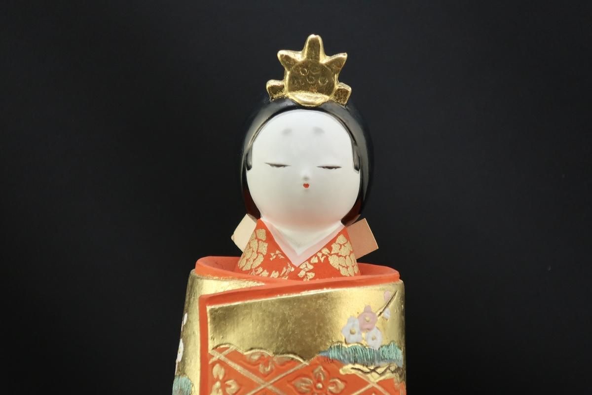 博多人形 立雛 / Hakata Porcelain Dolls of 'Hina' - OKURA