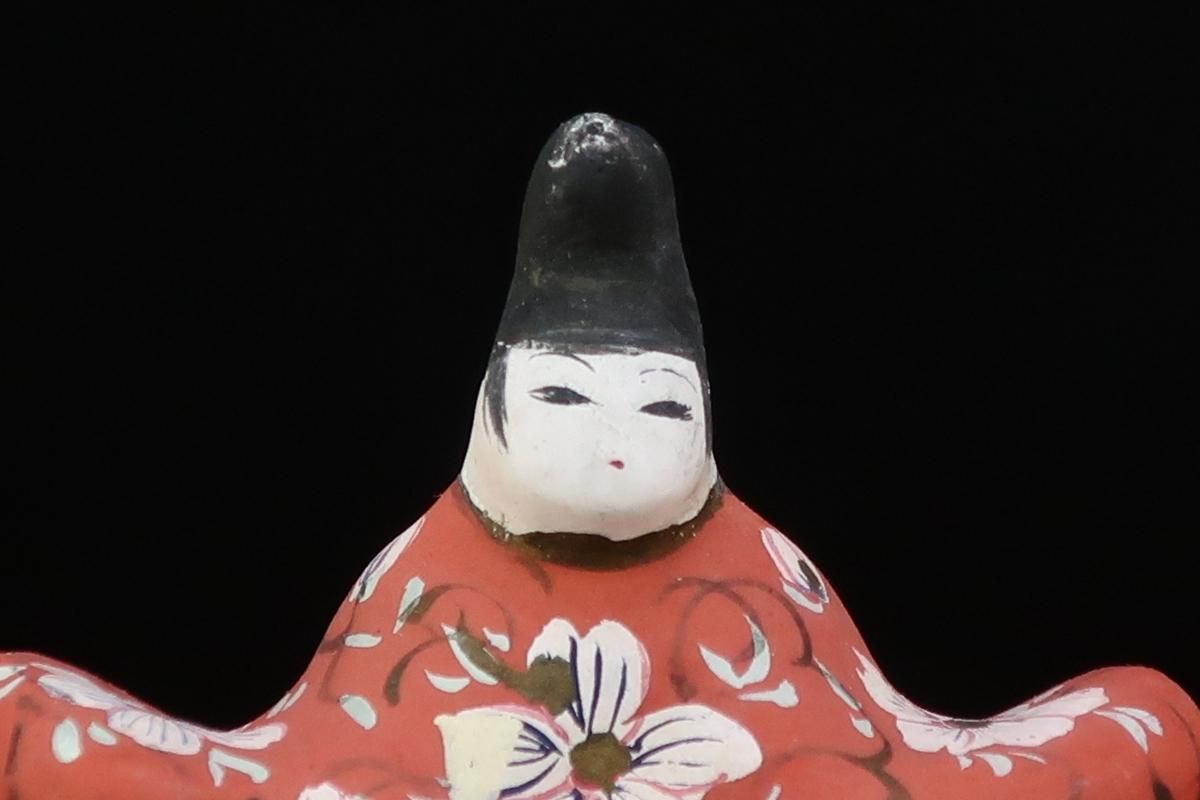 古い土人形　大きめのお雛様　郷土玩具 古い土人形 大きめのお雛様 郷土玩具 古い土人形 大きめのお雛様