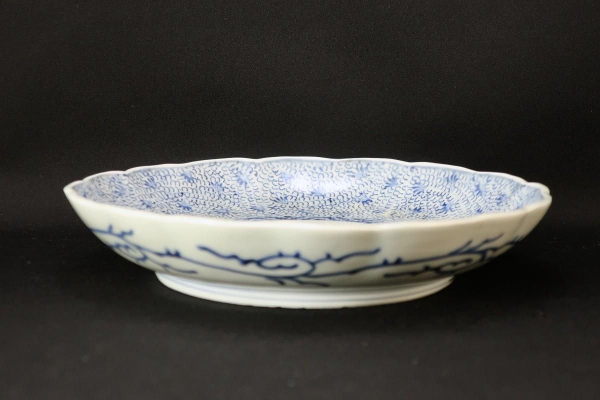 伊万里染付微塵唐草文七寸皿 五枚組 / Imari Blue & White 伊万里染付微塵唐草文七寸皿 五枚組 / Imari Blue & White