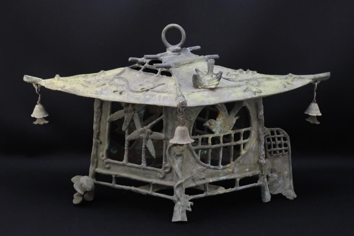 銅器釣灯籠 / Bronze Hanging Lantern - OKURA ORIENTAL ART 銅器釣灯籠 / Bronze Hanging Lantern - OKURA ORIENTAL ART