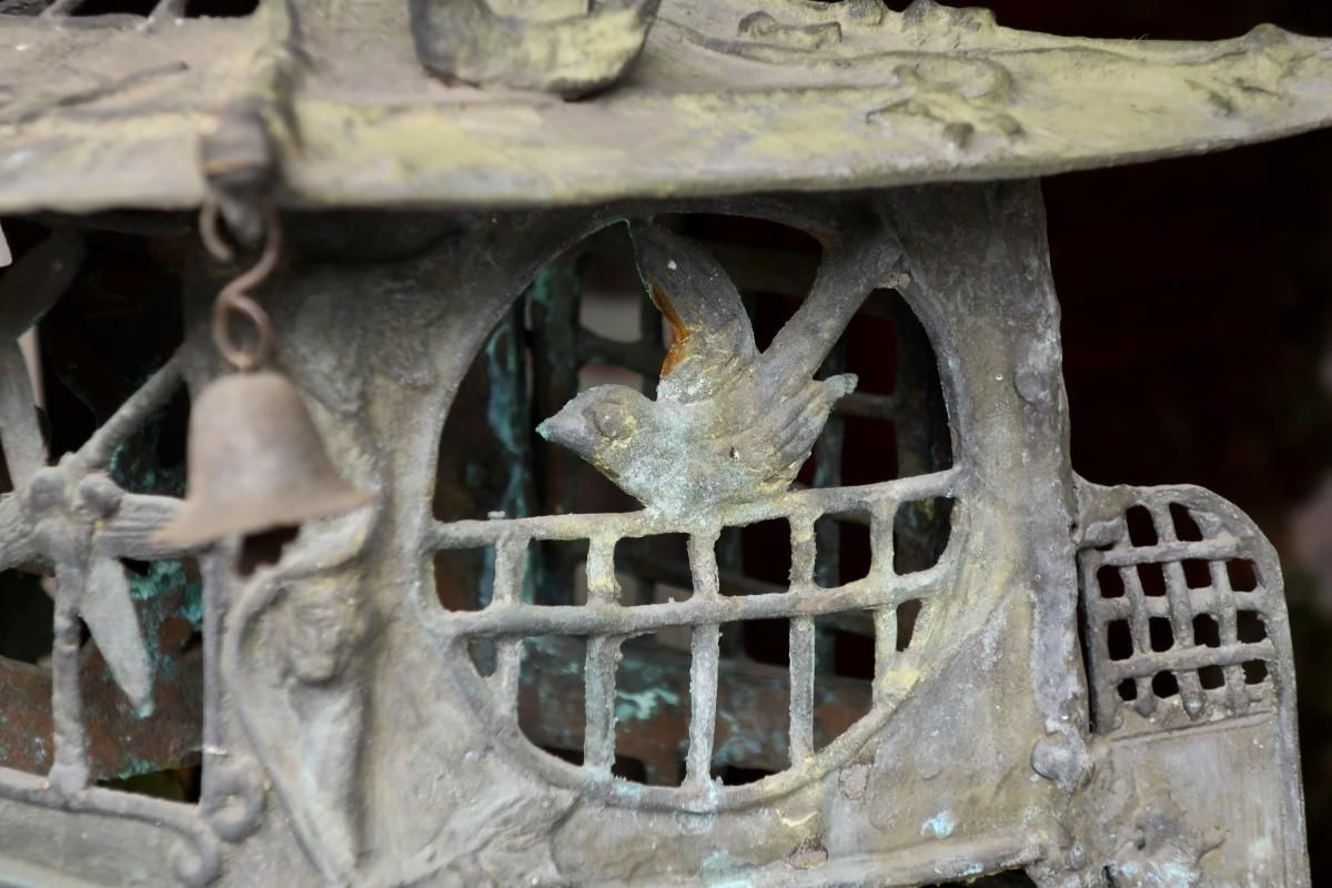 銅器釣灯籠 / Bronze Hanging Lantern - OKURA ORIENTAL ART 銅器釣灯籠 / Bronze Hanging Lantern - OKURA ORIENTAL ART