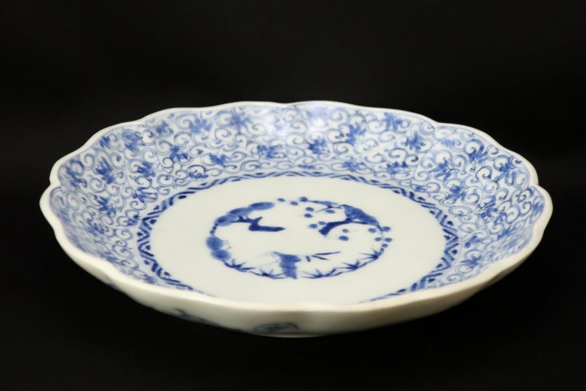 伊万里染付萩唐草文七寸皿 五枚組 / Imari Blue & White Plates 伊万里染付萩唐草文七寸皿 五枚組 / Imari Blue & White Plates