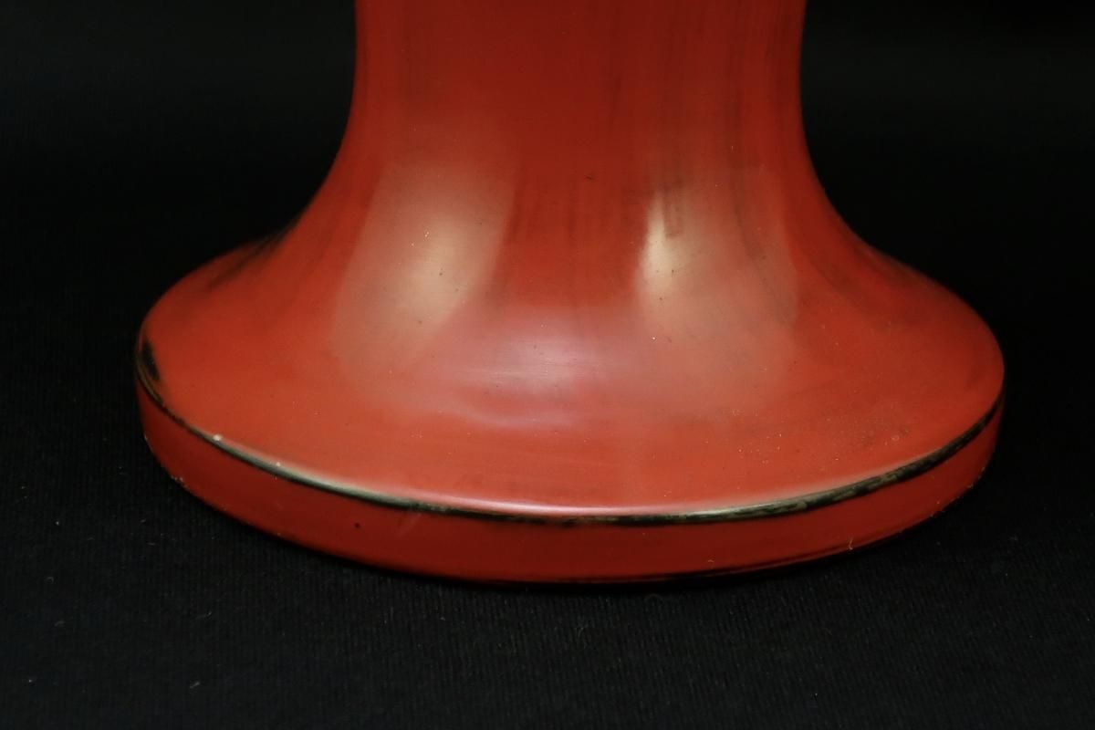 根来塗瓶子 / Negoro-lacquered Sake Bottle - OKURA ORIENTAL