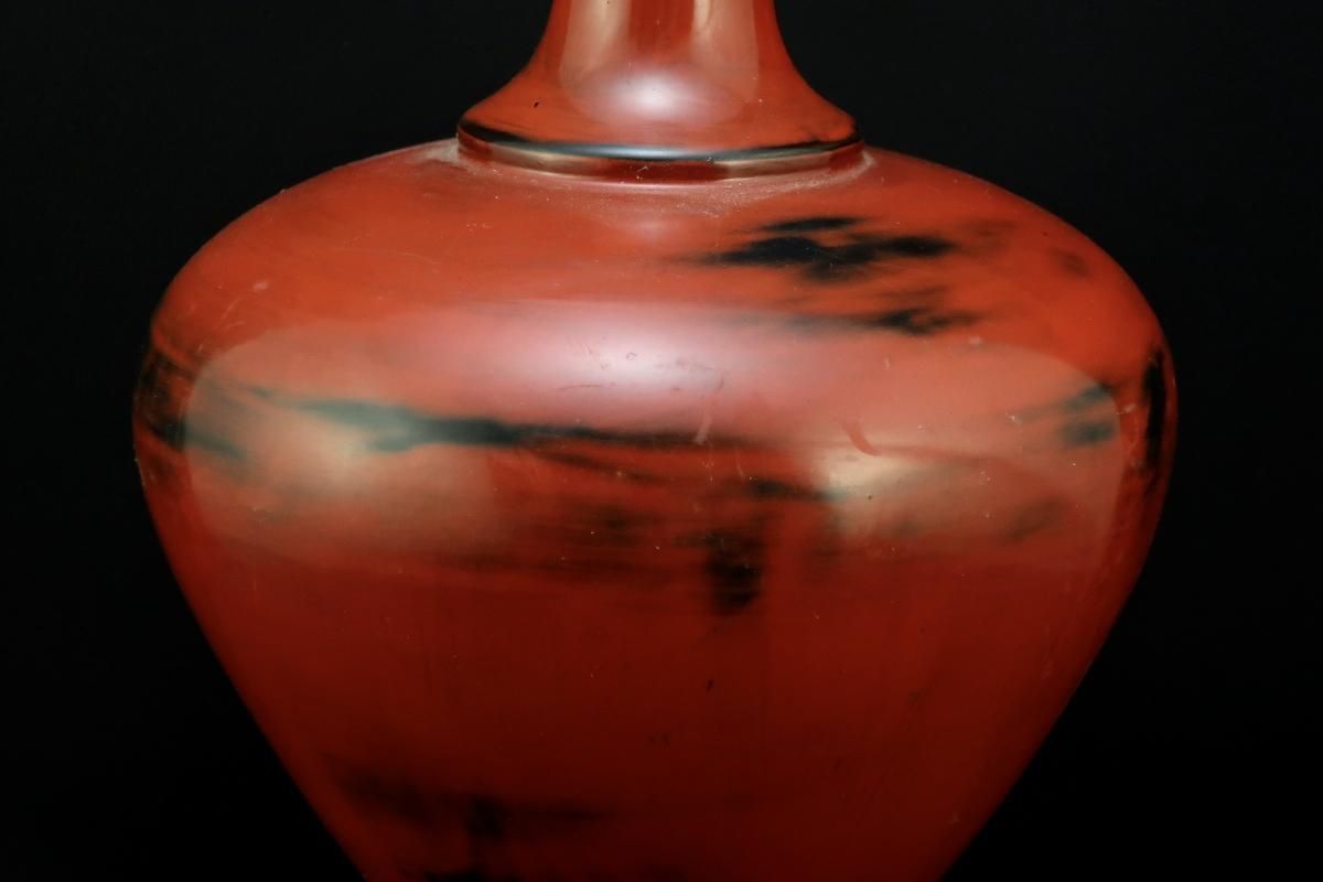 根来塗瓶子 / Negoro-lacquered Sake Bottle - OKURA ORIENTAL 根来塗瓶子 / Negoro-lacquered Sake Bottle - OKURA ORIENTAL