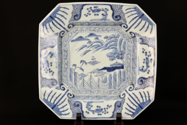 Τջʸڳѻ / Imari Blue & White Square Plate