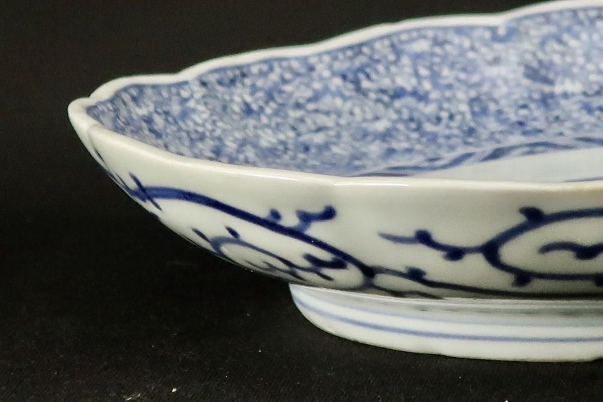 伊万里染付微塵唐草文六寸皿 六枚組 / Imari Blue & White 伊万里染付微塵唐草文六寸皿 六枚組 / Imari Blue & White