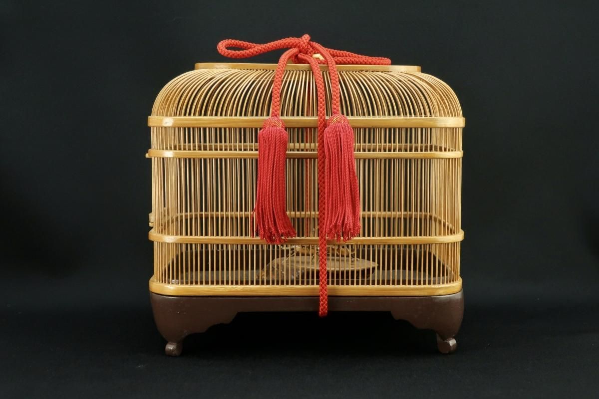 駿河竹千筋細工 大和型虫籠 / Bamboo Cricket Cage - OKURA 駿河竹千筋細工 大和型虫籠 / Bamboo Cricket Cage - OKURA