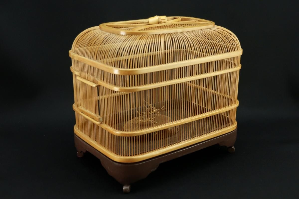 駿河竹千筋細工 大和型虫籠 / Bamboo Cricket Cage - OKURA 駿河竹千筋細工 大和型虫籠 / Bamboo Cricket Cage - OKURA