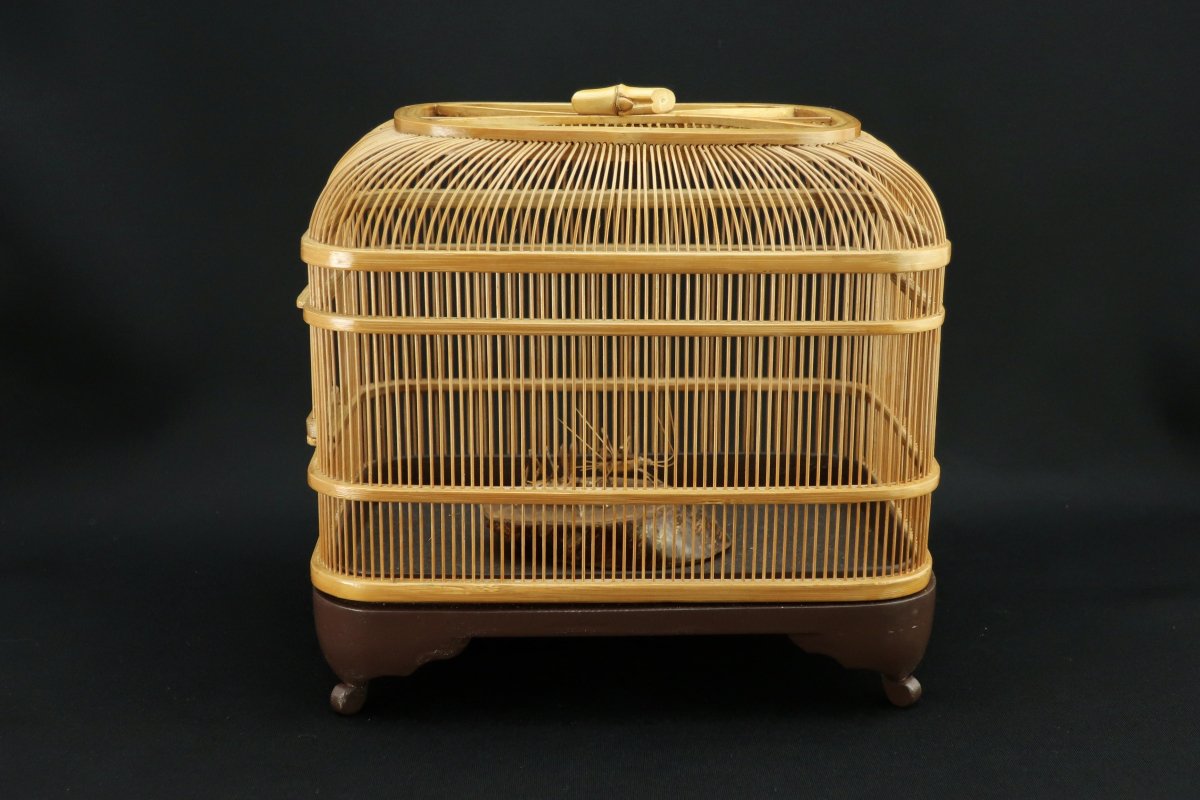 駿河竹千筋細工 大和型虫籠 / Bamboo Cricket Cage - OKURA ORIENTAL