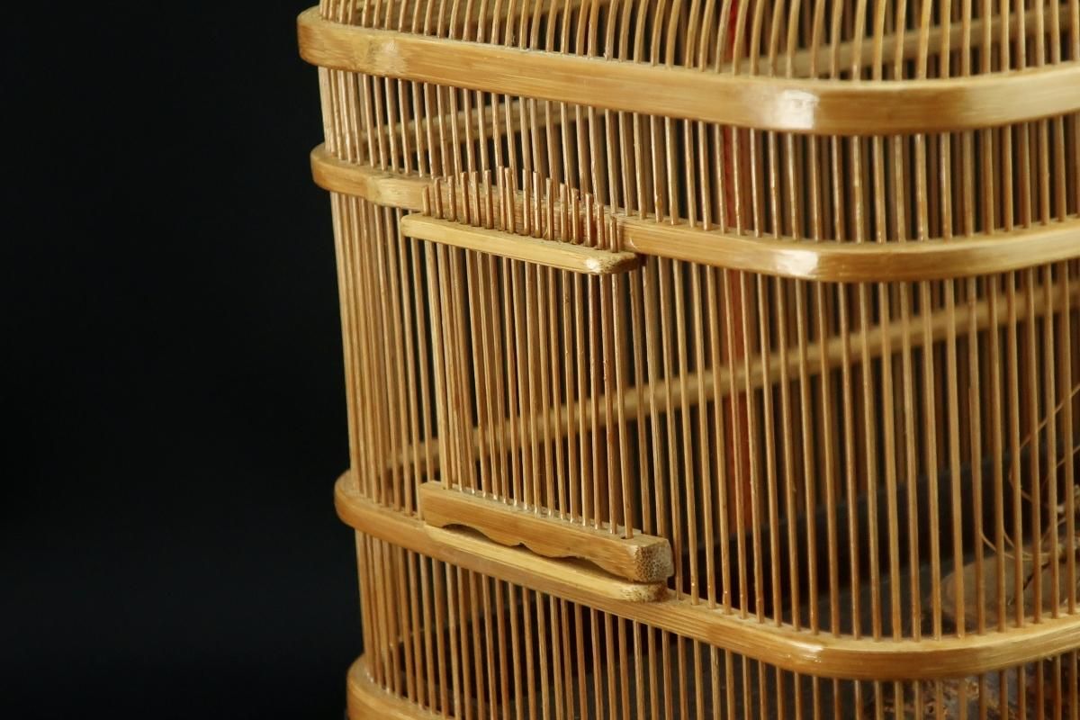 駿河竹千筋細工 大和型虫籠 / Bamboo Cricket Cage - OKURA 駿河竹千筋細工 大和型虫籠 / Bamboo Cricket Cage - OKURA