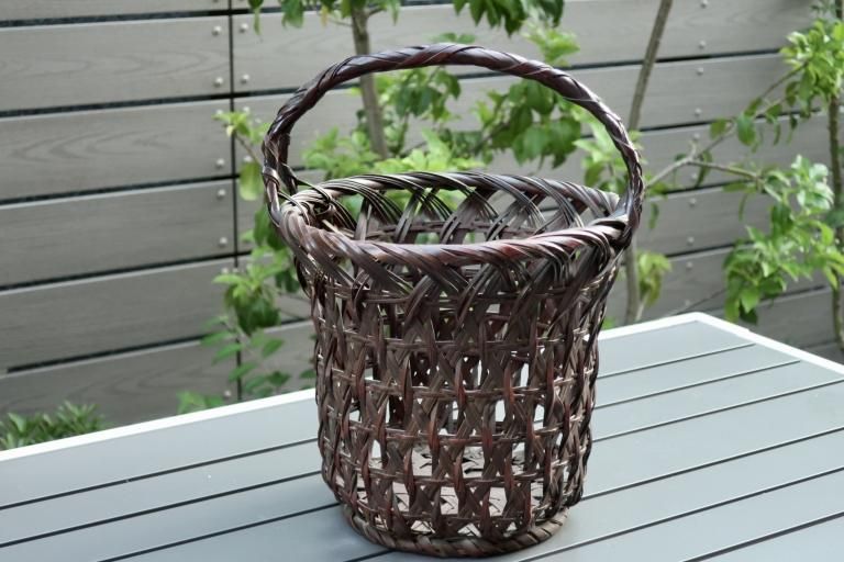 ݲ / Bamboo Ikebana Basket 