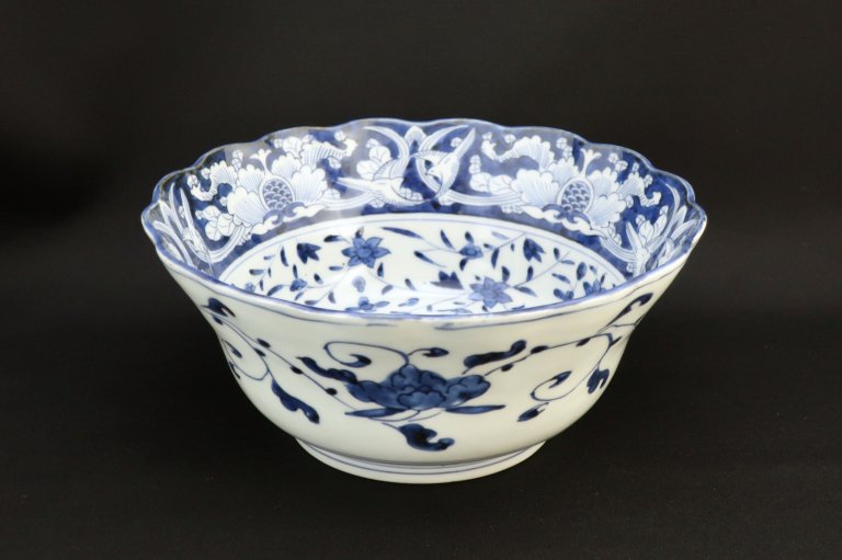 ΤղĻʸȭ / Imari Large Blue & White Bowl