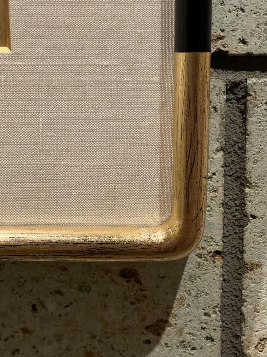 三十六歌仙 紀貫之 色紙額 / Frame of Old picture of