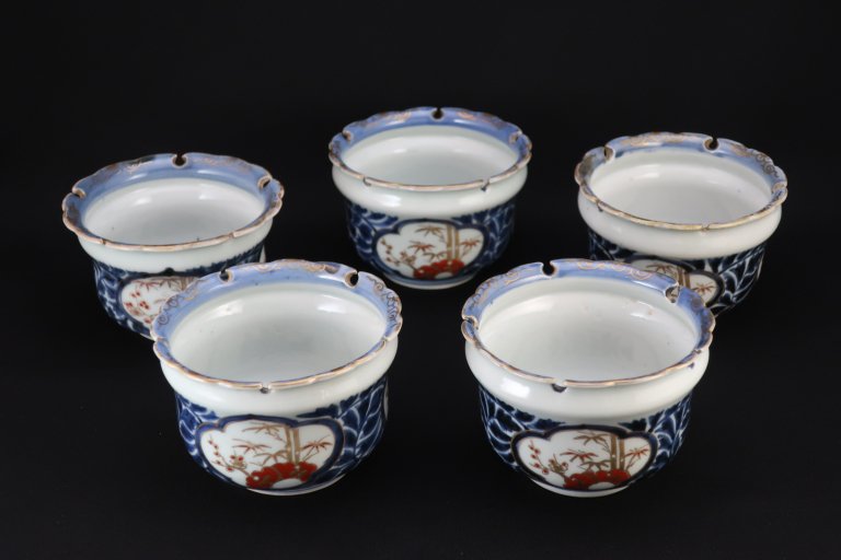 Τطð볨ʸա޵ / Imari Polychrome 'Mukoduke' Cups  set of 5