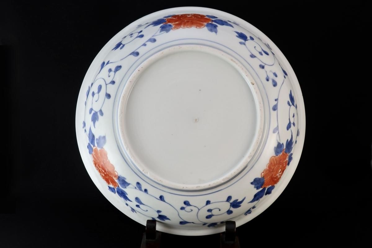 伊万里色絵龍花鳥文大皿 / Imari Large Polychrome Plate with