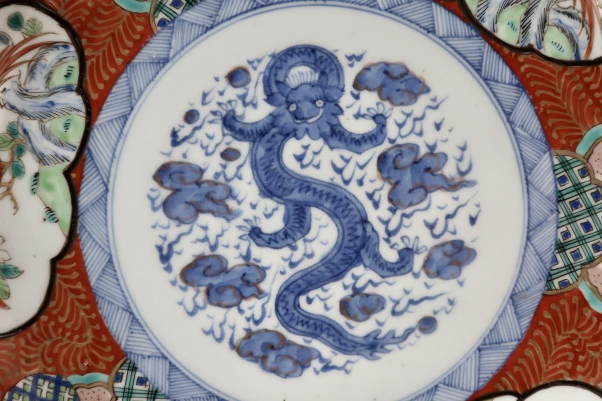 R様のうつわです‼️渾身の七通りもの伊万里上手錦手Dragon