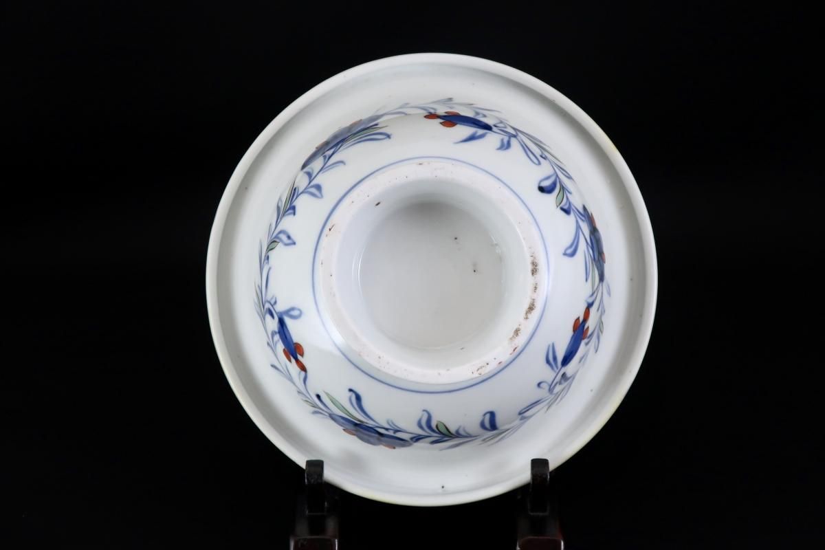 伊万里色絵貝合せの図小盃洗 / Imari Small Polychrome 'Haisen