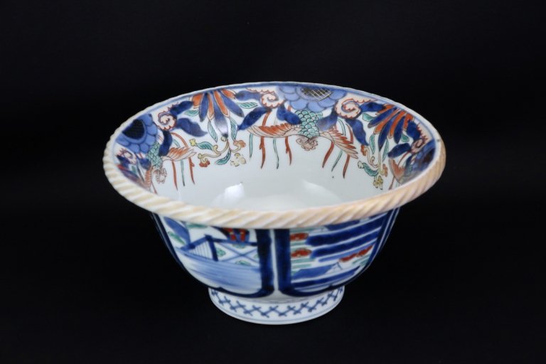 伊万里色絵鳳凰文中鉢 / Imari Polychrome Bowl with the picture of Phoenixes