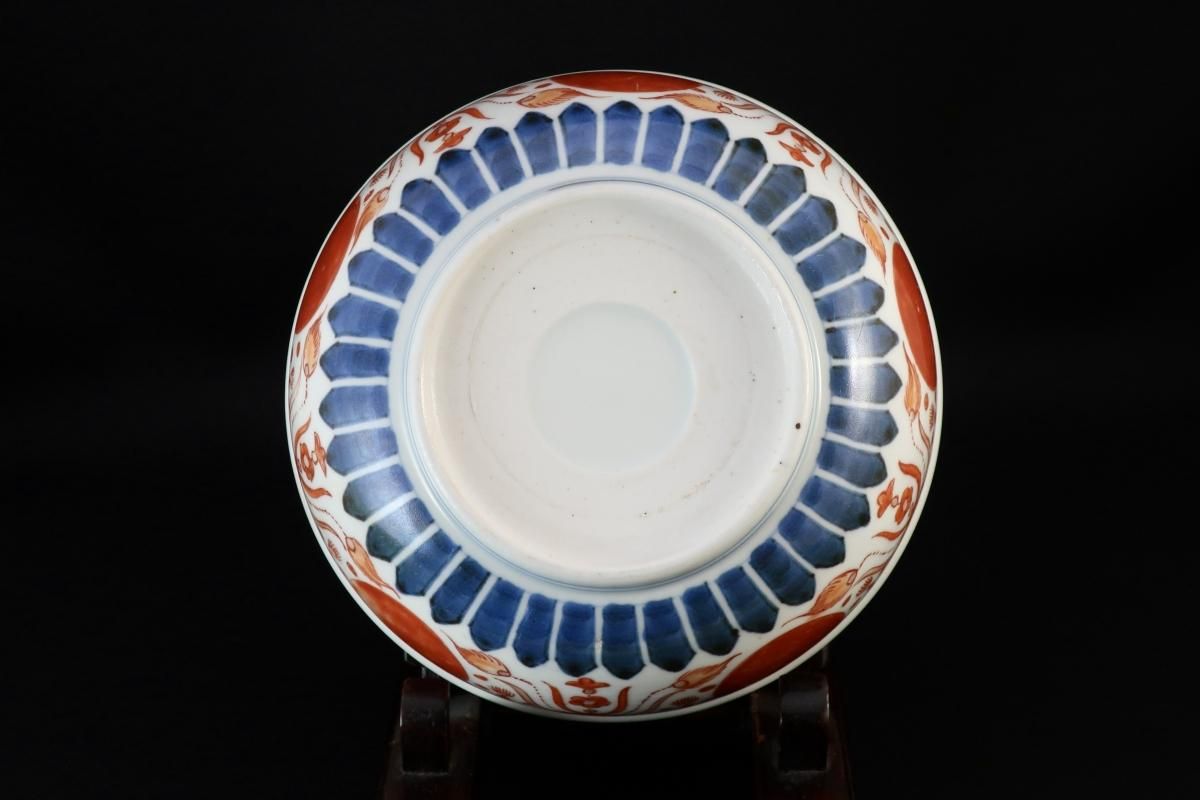伊万里色絵赤玉瓔珞文中鉢 / Imari Poychrome Bowl with the 伊万里色絵赤玉瓔珞文中鉢 / Imari Poychrome Bowl with the