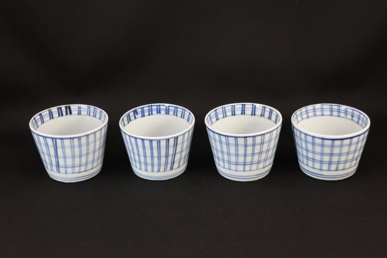 Τճʻʸ͵ / Imar Blue & White Soba Cups  set of 4