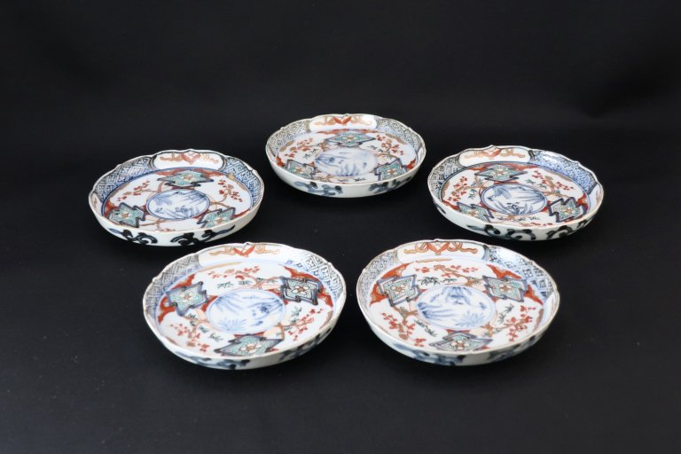 Τɩʸ / Imari Small Polychrome Plates  set of 5