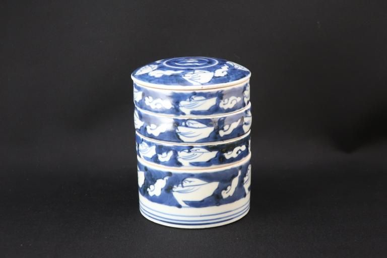 Τճʸ;ʽ / Imari Small Blue & White 'Danju' Boxes