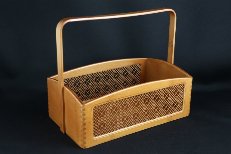 竹製透かし手付煙草盆 / Bamboo Box for Tobacco set