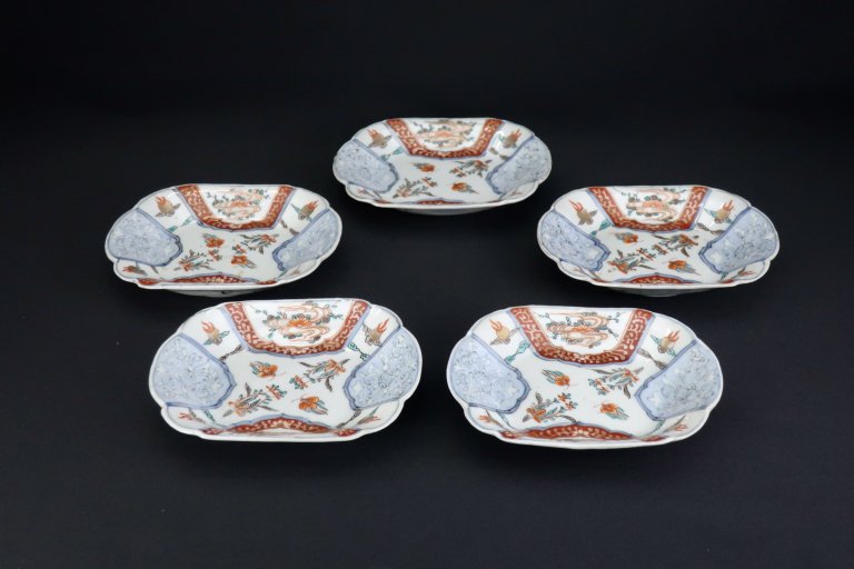Τƿĳʸѷ / Imari Polychrome Plates  set of 5