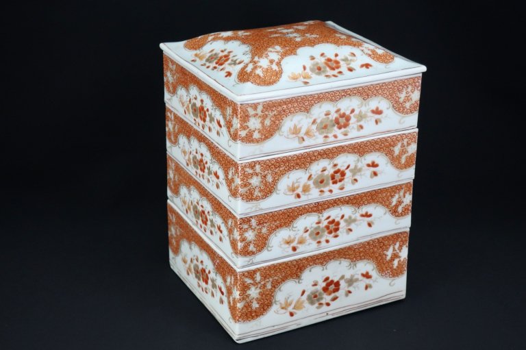 ͭĳֳʸĹʽ / Arita Porcelain Rectangular Danju' Food Boxes