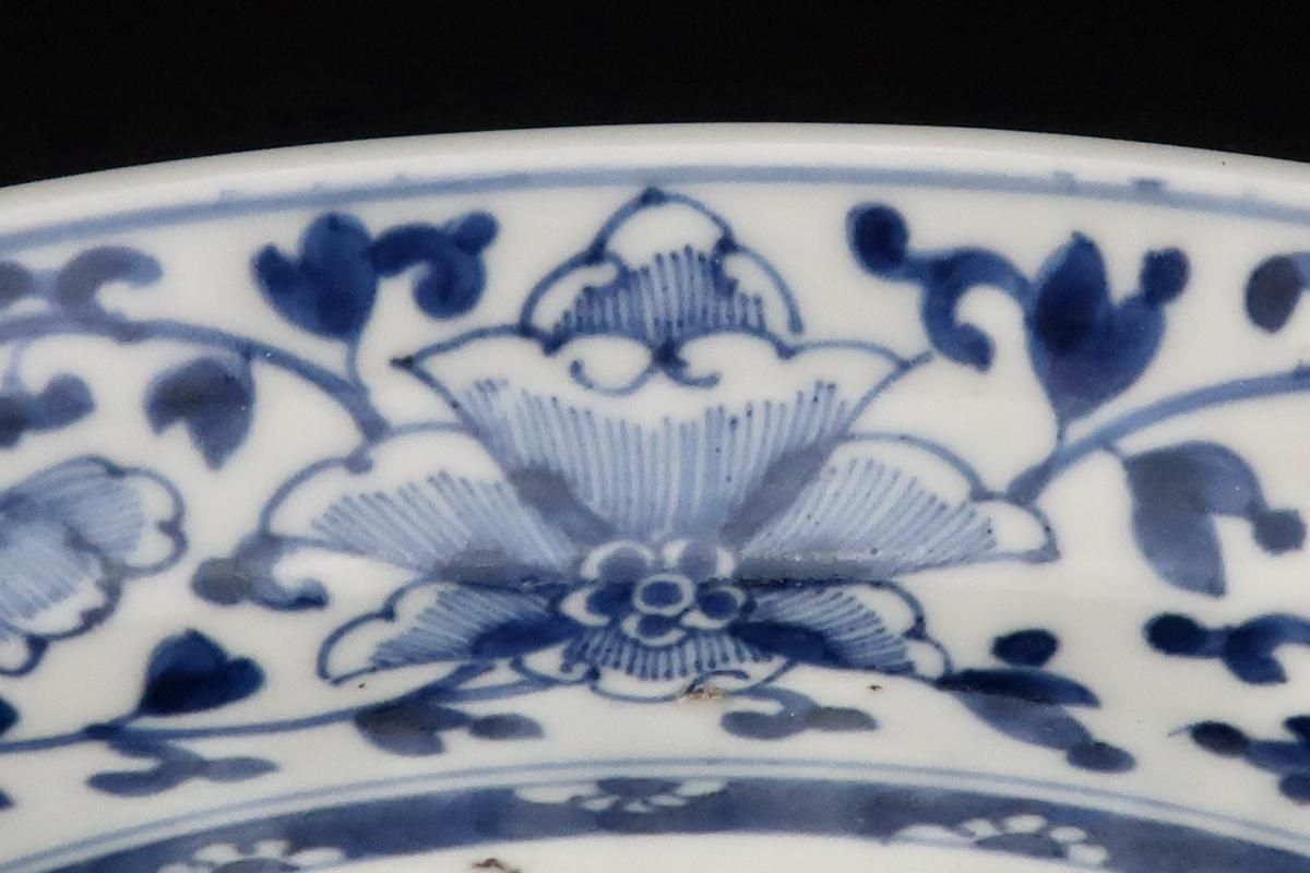 伊万里染付花唐草文七寸皿 四枚組 / Imari Blue & White Plates 伊万里染付花唐草文七寸皿 四枚組 / Imari Blue & White Plates