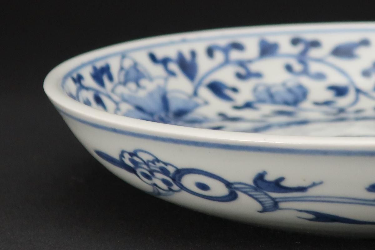 伊万里染付花唐草文七寸皿 四枚組 / Imari Blue & White Plates 伊万里染付花唐草文七寸皿 四枚組 / Imari Blue & White Plates