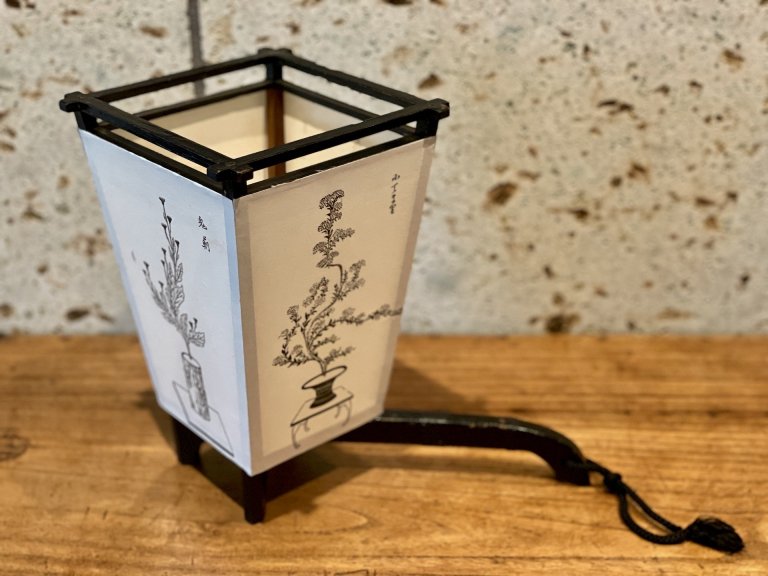 角手行灯 / Small Square Portable 'Andon' Paper Lamp