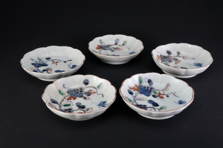 Τƺʸ / Imari Small Polychrome Plates  set of 5