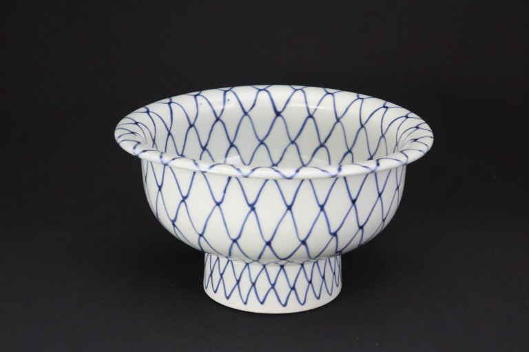Τּʸ / Imari blue & White 'Haisen' Sake cup Washing Bowl