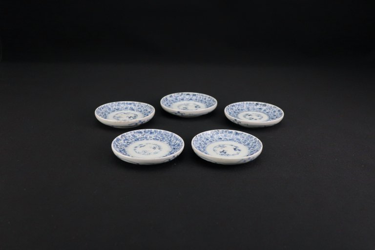 ΤʸƦ / Imari Small Blue & White Plates  set of 5