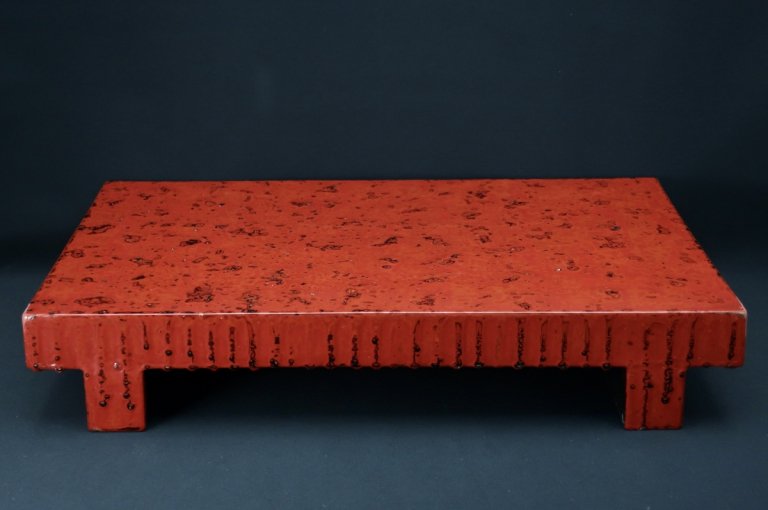 Ŵɲ / Aizu Red-Lacquered Flower Stand