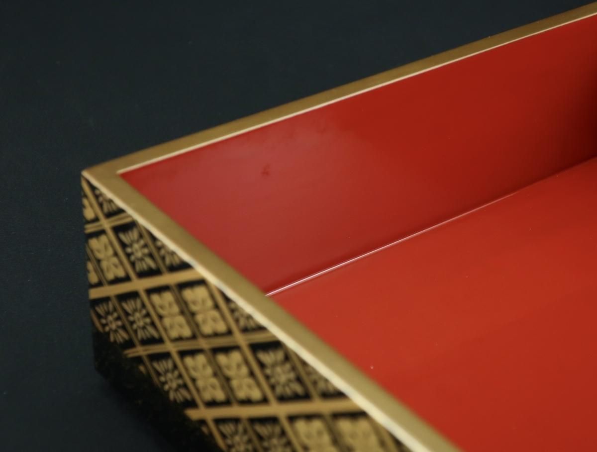 輪島塗蒔絵重箱(重台付) / Wajima 'Jubako' Food Boxes and 輪島塗蒔絵重箱(重台付) / Wajima 'Jubako' Food Boxes and