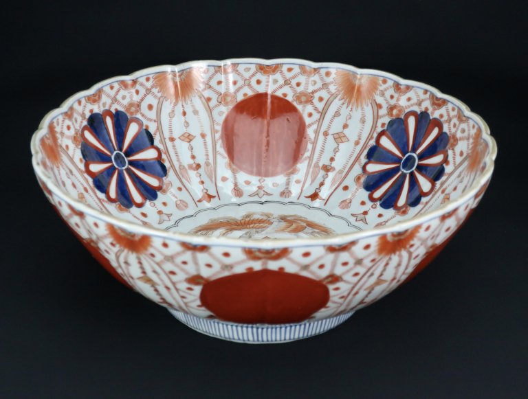 ΤֶʸƲַȭ / Imari Large Polychrome Bowl with the pattern of 'Yoraku'