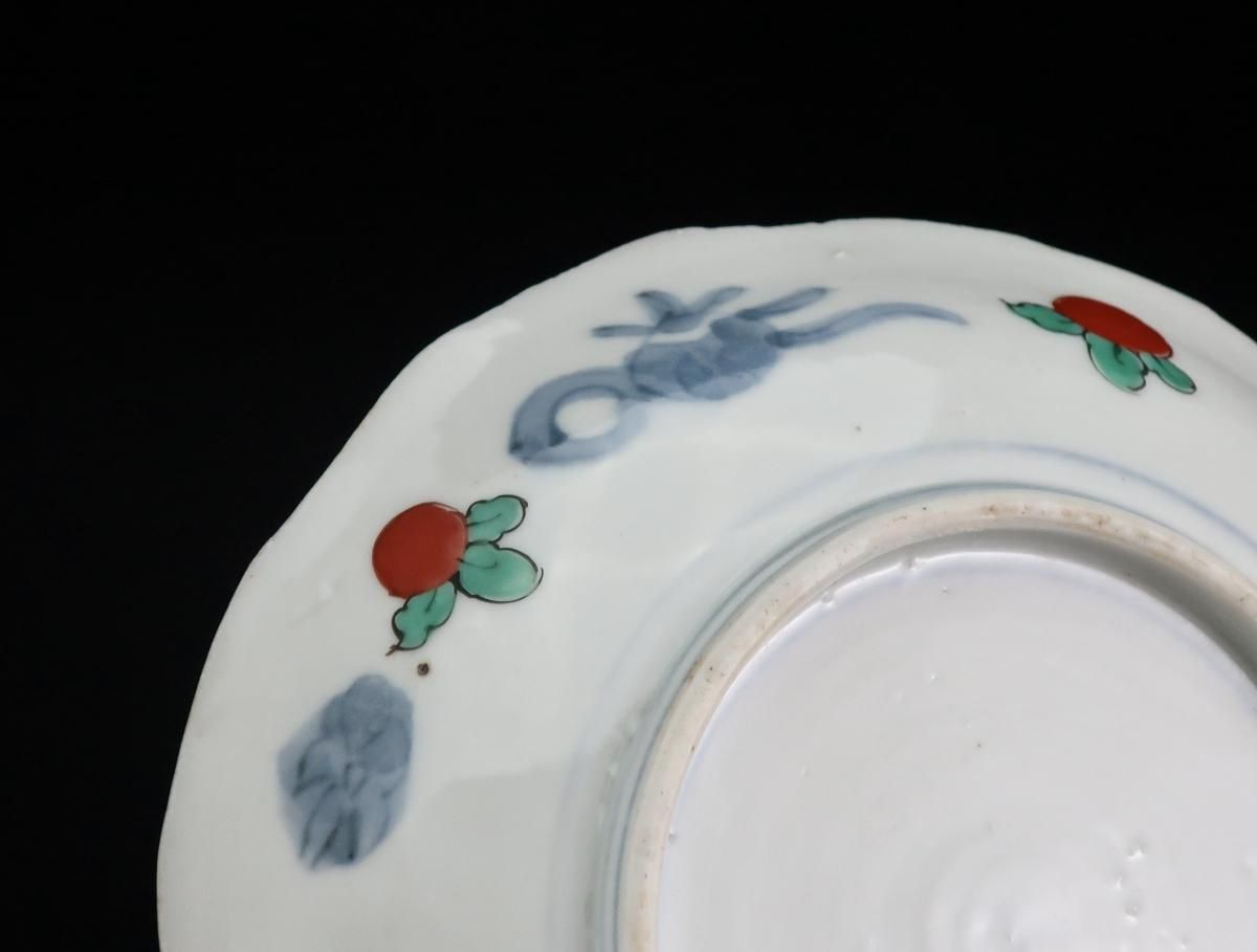 伊万里色絵象松竹梅文五寸半皿 五枚組 / Imari Plychrome Plates